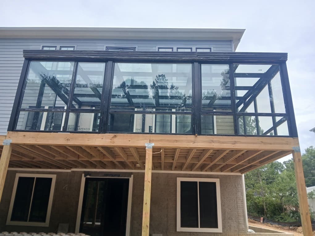 Glass enclosure & framing